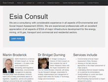 Tablet Screenshot of esia-consult.com